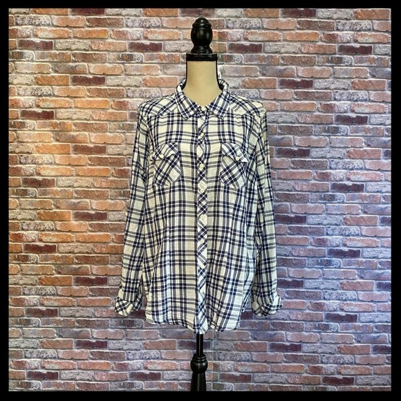 torrid Tops - Torrid Plaid Button Down Shirt